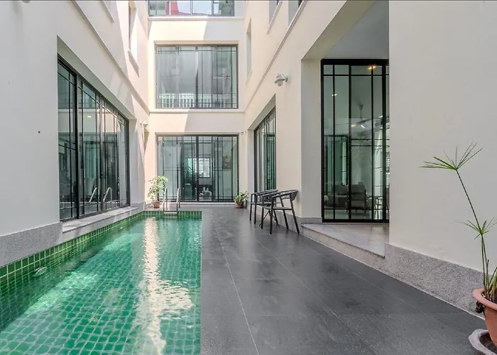 Apartamento Sukumvit Pool 5br 5-7min-walk To Thonglor Sky Train *